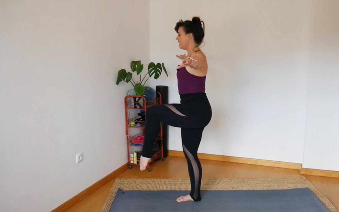 Strong and Centered Balancing Act: Pilates Yoga Fusion